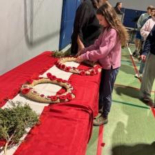 Poppies on the wreath