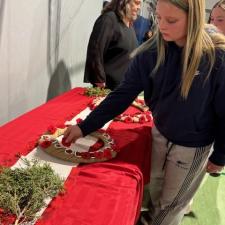 Poppies on the wreath